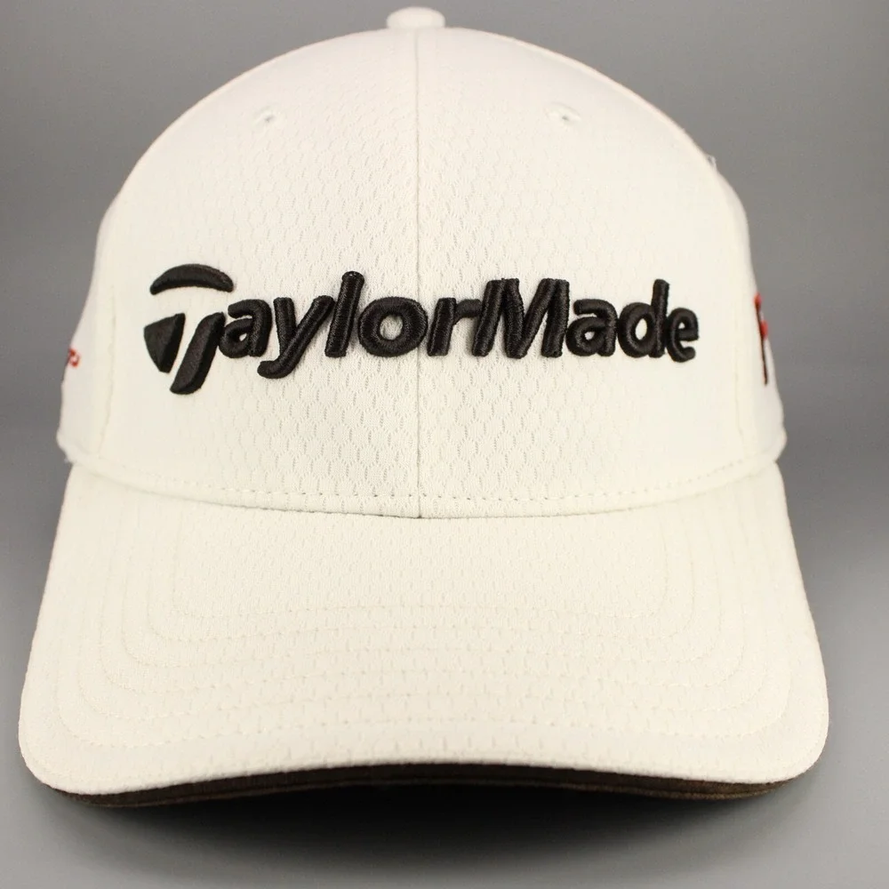TaylorMade‎ R11S Penta Hat Cap Adjustable White Black Golf Tour Performance Mens